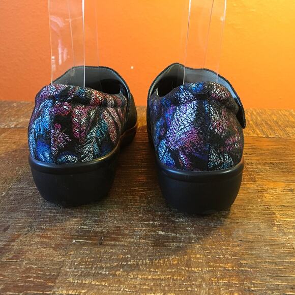 Alegria Lauryn Feather Weight Slip on Loafer Shoe 40 Wide 9.5 - 10 Pink Blue - Picture 6 of 10